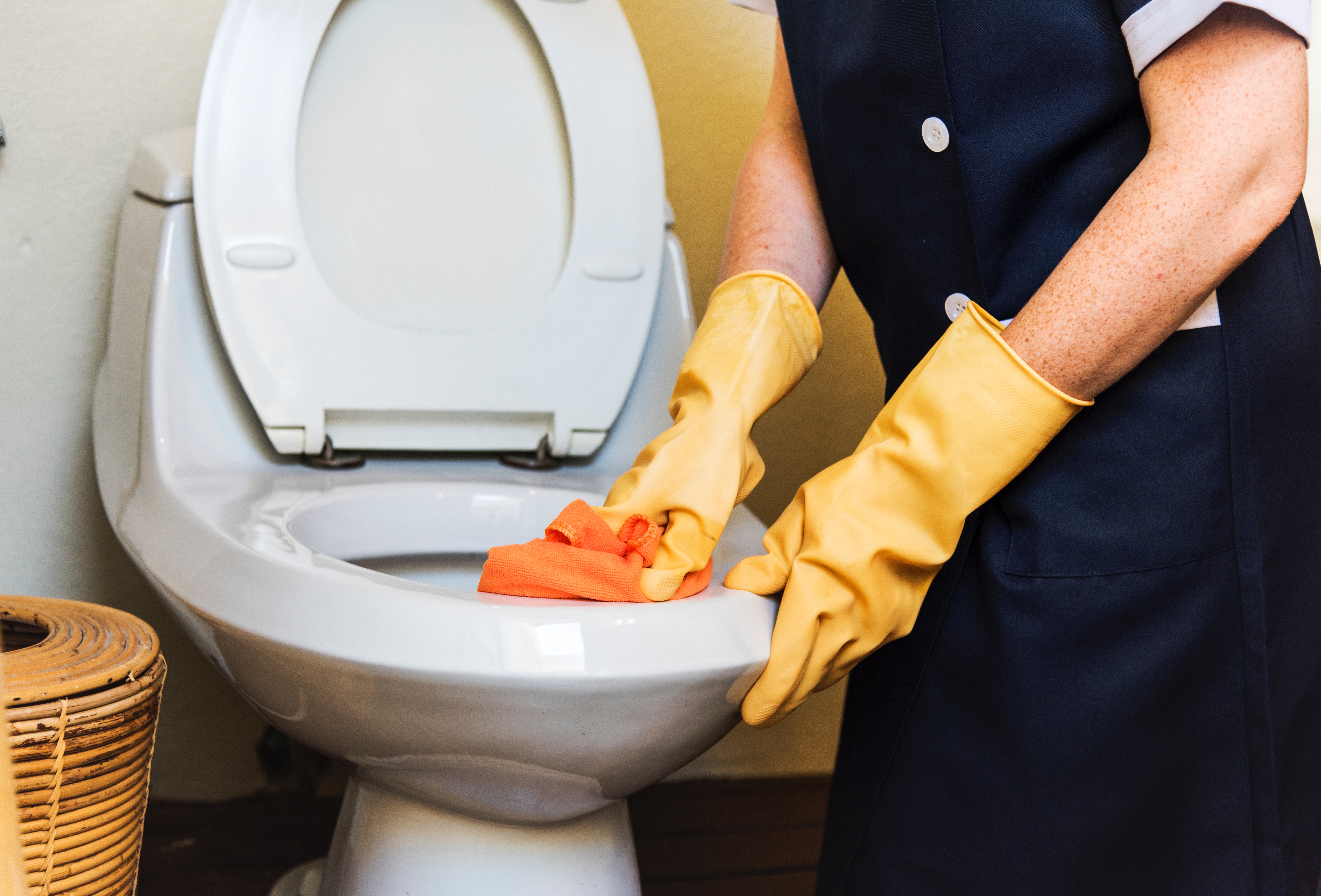 Toilette reinigen